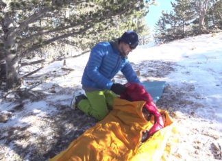 Winter sleeping bags