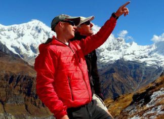 Men’s down jackets for tourism